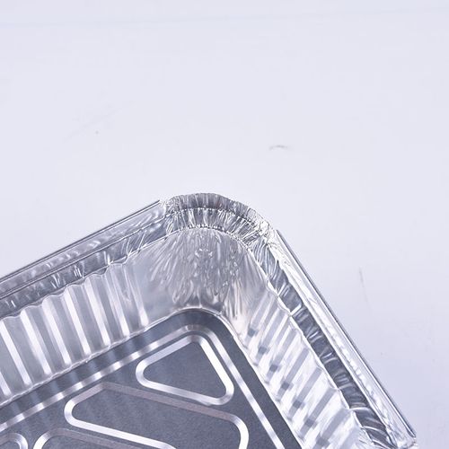 buy 带塑料盖的铝箔容器,用于烧烤和食品包装的铝箔,工厂供应颅箔